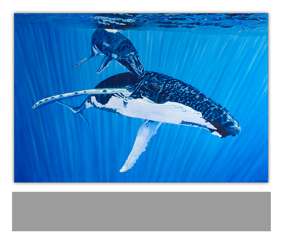 Painting-Humpback-Whale-and-Calf